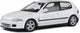 Solido honda civic eg6 modèle de voiture 1:18 blanc