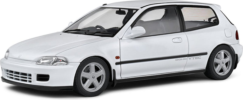 Solido honda civic eg6 modèle de voiture 1:18 blanc