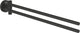 Porte-serviettes Grohe quickfix start - 439 mm - rotatif - noir mat