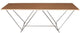 Table à tapisser Fitex basic 200x60cm - pliable - avec guides règles