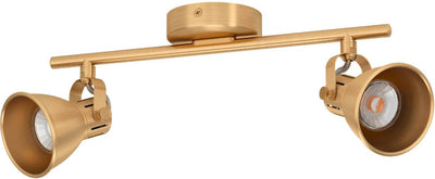 Spot Eglo seras - gu10 - 37 cm - doré