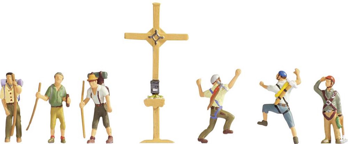 Ni les alpinistes avec croix
