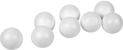 Boules Creativ company, d 4 cm, blanches, 100 pièces 1 boîte