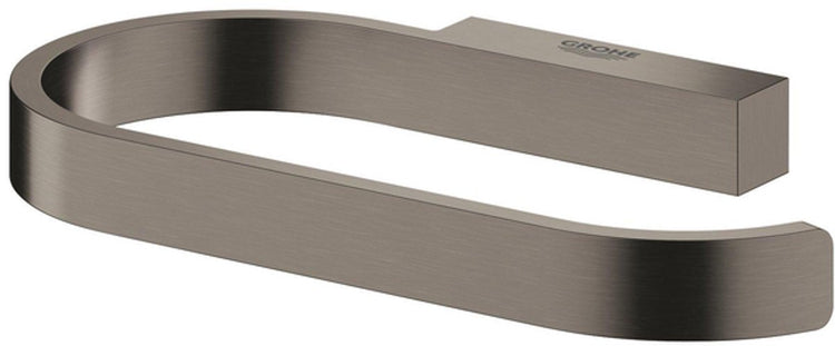 Grohe Selection Porte-rouleau de papier toilette sans couvercle - graphite dur brossé (gris foncé mat) - 41068al0