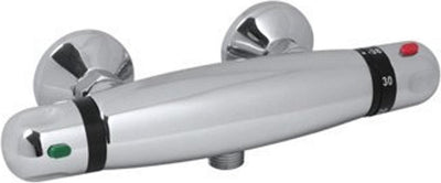 Plieger verano - mitigeur de douche thermostatique - entraxe 15 cm - chrome