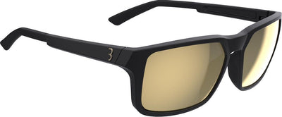 Bbb Cycling Specter Lunettes de Cyclisme - Lunettes de Soleil Sportives Hommes Femmes - Lunettes de Sport décontractées, vélo électrique, VTT - Noir Mat - bsg-66