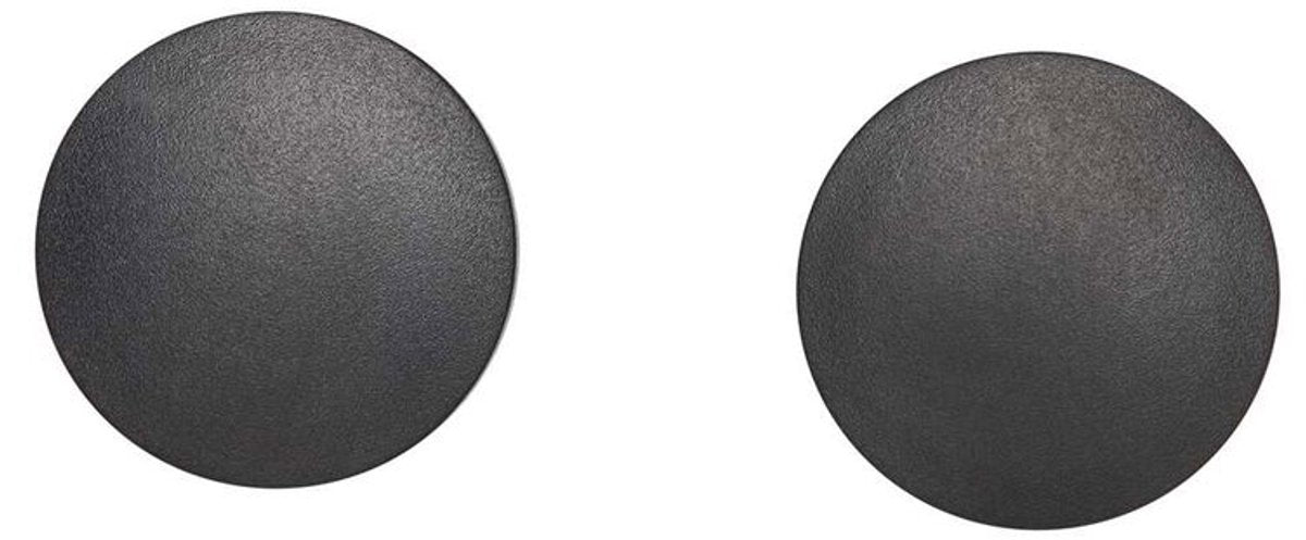 Aimant Maul rond massif 2 pièces 2,5 kg plastique ferrite bruchsicher ø 3,8 x 1,55 cm noir