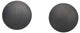 Aimant Maul rond massif 2 pièces 2,5 kg plastique ferrite bruchsicher ø 3,8 x 1,55 cm noir