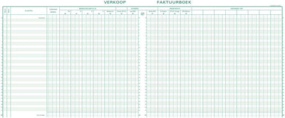 Exacompta registre comptable TVA ventes - 31 lignes - numéroté - avec fiche d'identification - néerlandais - relié - 80 pages - - 14610x