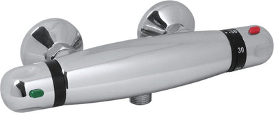 Plieger verano - mitigeur de douche thermostatique - entraxe 12 cm - chrome