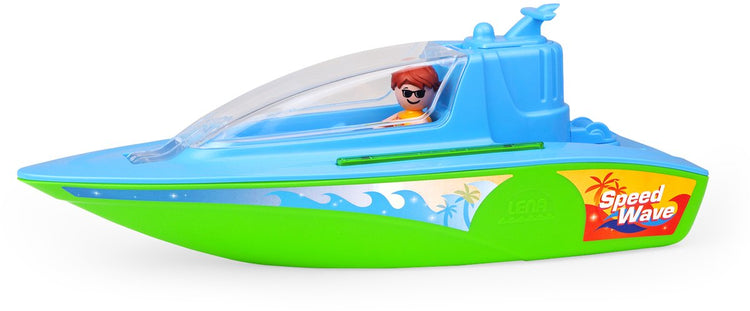 Bateau de sport jouet Lena boazz 36 cm avec figurine de jeu multicolore.