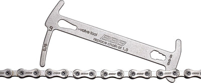 Jauge de chaîne de cyclisme Bbb - compteur d'usure de chaîne de vélo - y compris outil de crochet de chaîne - vérificateur de chaîne - btl-125