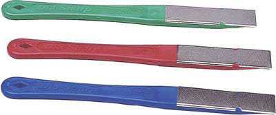 Diamant d'affûtage de couteaux DMT - lot de 3 pièces - grain extra fin, fin et grossier - ac-d2k