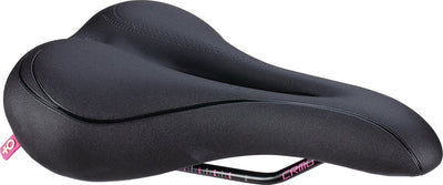 Bbb cycling ladysport selle de vélo dames - selle de vélo de course et VTT - position de compétition 30° - soulagement de la pression - 250 x 145 mm - noir - BSD-67