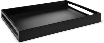 Leopold Vienna - plateau rectangulaire 55x40x6cm mdf noir