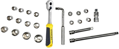 Stanley hand tools Stanley jeu de douilles pour transmodule ½" 12 côtés 23 pièces - stmt1-74726 - stmt1-74726