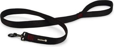 Beeztees parinca premium - laisse pour chien - noir - 180 cm x 25 mm