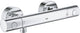 Robinet de douche thermostatique Grohe Precision Get - 15 cm - économie d'eau - raccords inclus - chrome