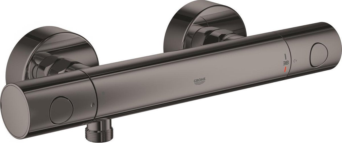 Grohe mitigeur thermostatique de douche grohtherm 1000 cosmopolitan m graphite dur (anthracite brillant)