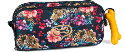 Stones and bones rowan 2.0 - trousse - trousse enfant - 3 compartiments - embuscade florale - indigo