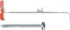 Cheville pour mur creux Fischer duotec 10 s ph avec vis à tête cylindrique