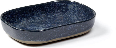 Serax - table merci la nouvelle - assiette creuse m - bleu gris - 8 pièces