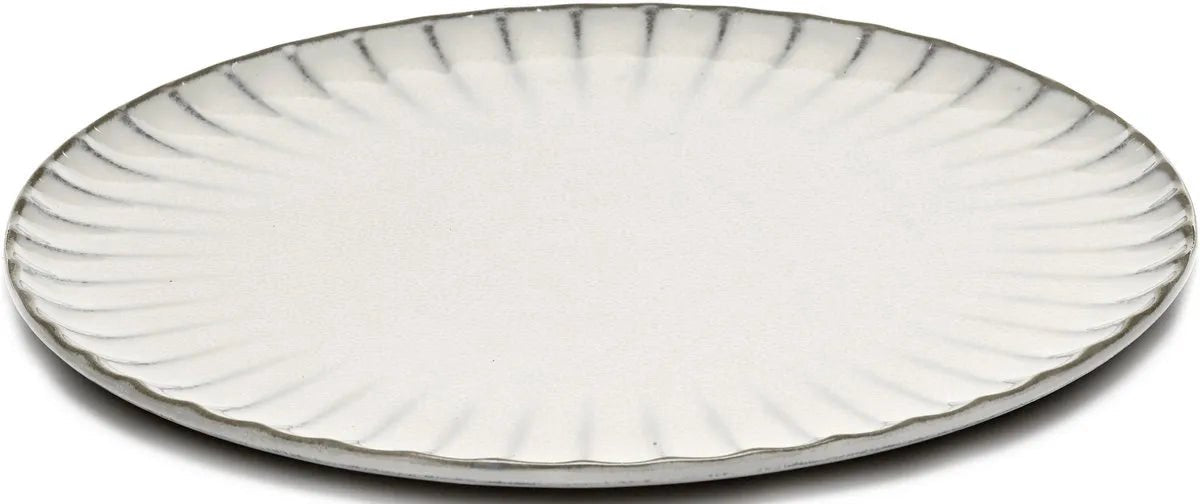 Serax - sergio herman inku - assiette l - blanc - 24 ø - 4 pièces