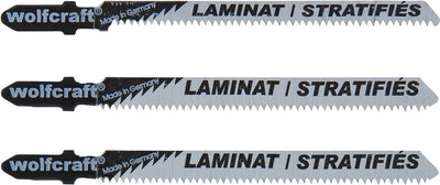 Wolfcraft - lames de scie sauteuse - 3 pièces - tige en T - scies sauteuses - 2379000