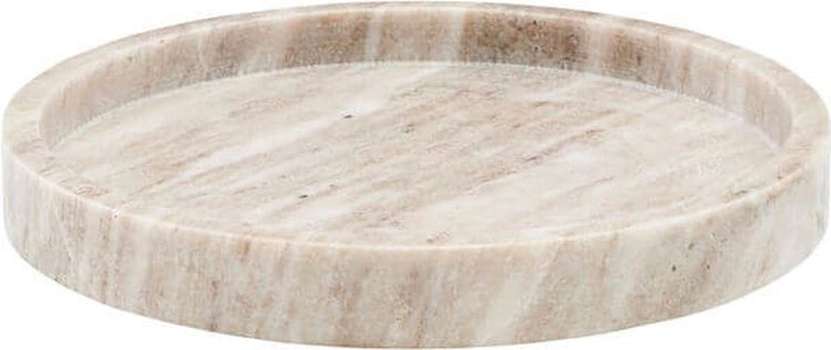 Meraki - plateau en marbre ø 25 cm - beige (mkma012 312530012)