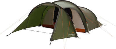 Tente Easy Camp Pasvik 4, tente tunnel légère pour 4 personnes, armature en aluminium, verte