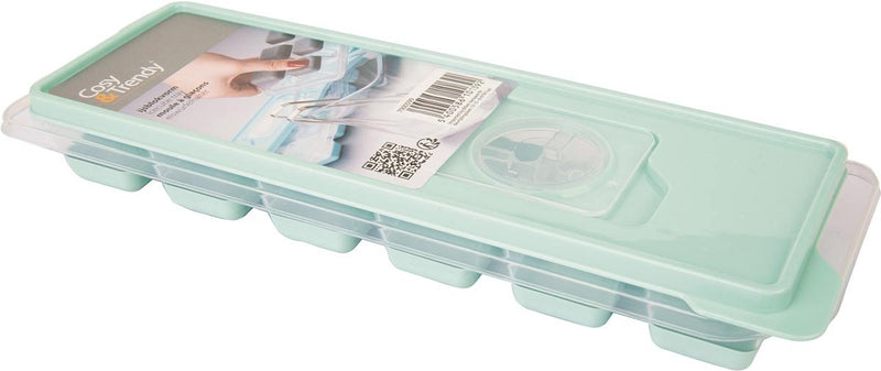 Cube en forme de glaçon fresque confortable | vert transparent