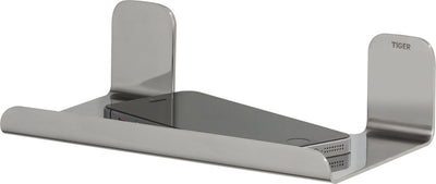 Col Tigre - étagère 18 cm - sans perçage - inox poli