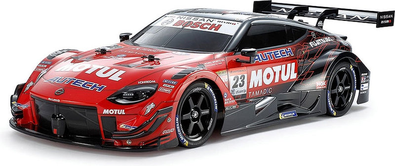 Tamiya – kit de construction de véhicules militaires, 47503, voiture rc motul autech z 2023 tt-02, carrosserie en plastique couleur rc, 1:10