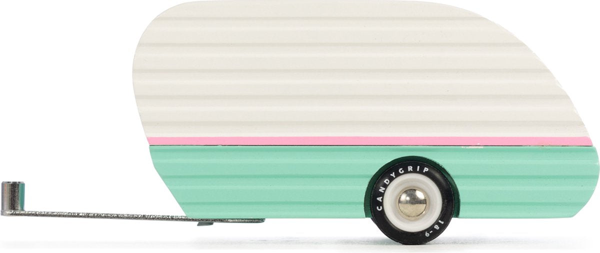 Candylab jouet en bois voiture mojave camping-car sarcelle - collection americana.