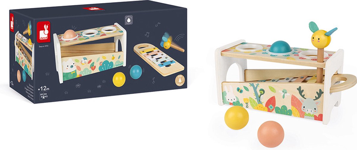 Janod - pur - xylophone tap-tap - jeu d'adresse
