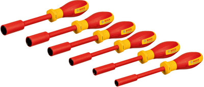 Jeu de clés à douilles professionnelles Bosch vde - 6 pièces