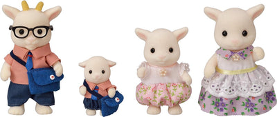 Figurines de jeu douces et veloutées de chèvre de la famille Sylvanian