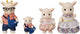 Figurines de jeu douces et veloutées de chèvre de la famille Sylvanian