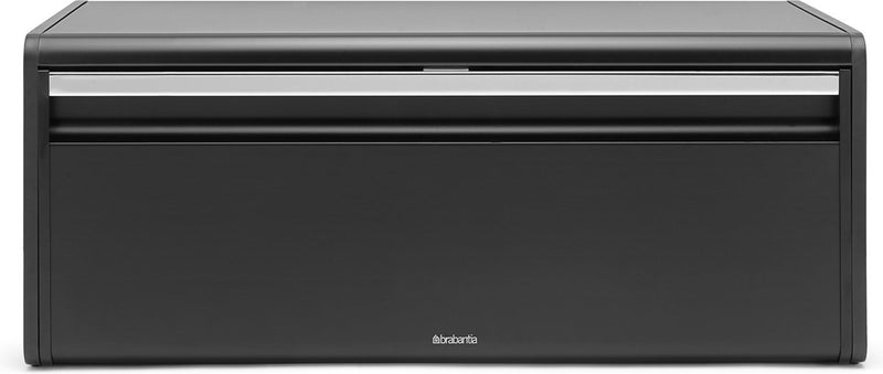 Boîte à pain Brabantia avec couvercle noir mat