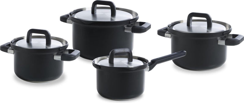 BK Flow Cool Black Black en acier inoxydable Set 4 pièces