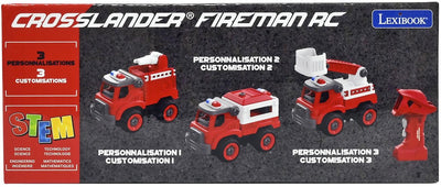 Lexibook crosslander pompier – Coffret camion de pompier 3 en 1 avec perceuse électrique