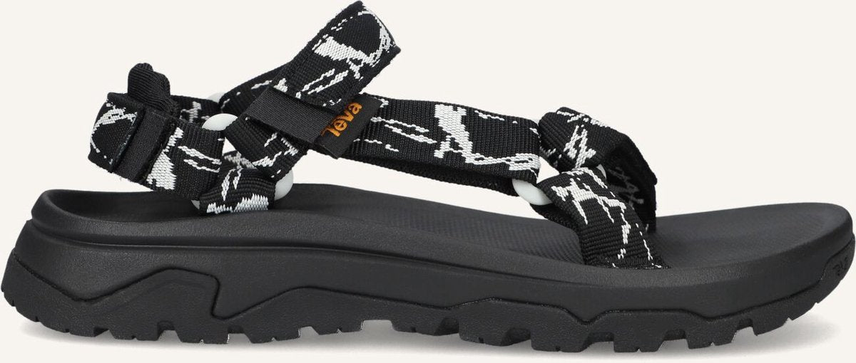 Sandales unisexes Teva c hurricane xlt jr - marbre noir - gris