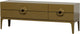 Meuble TV Woood merge - bois d'eucalyptus - jaune miel - 57x160x44