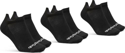 Gripgrab - chaussettes de cyclisme d'été classiques no show 3pack socquettes chaussettes de sport coolmax - noir - unisexe - taille xs (35-38)