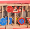 Ensemble de panneaux de circulation en bois Playwood, 18dlg.