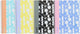 Ancor livre à spirales lisse a5 couverture rigide diamant - 4 pièces - motifs assortis