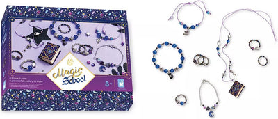 Janod - école de magie - parure de bijoux - 8 bijoux à créer