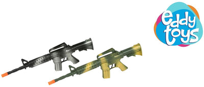 Pistolet jouet Eddy Toys 46 cm - arme jouet pour enfants - jouets de jeu de rôle - 1 couleur aléatoire