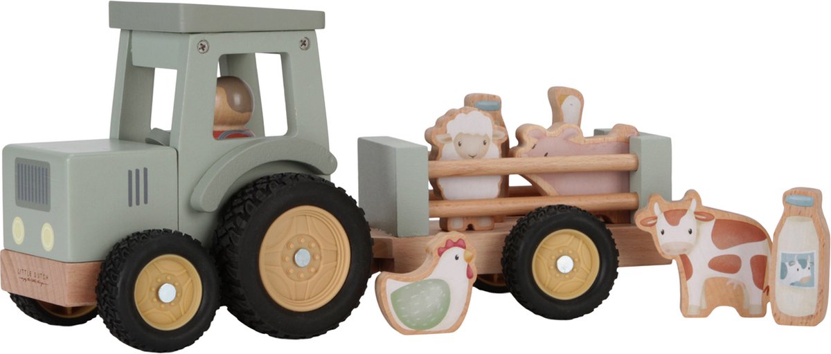 Tiamo Little Farm Tracteur avec remorque