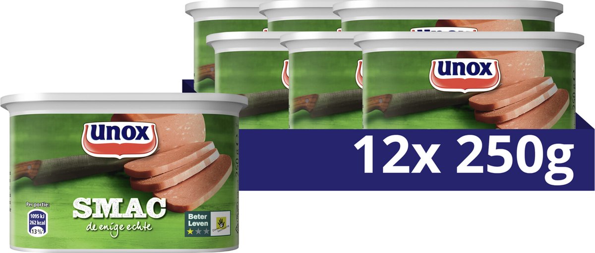 Viande Unox - smac - 12 x 250 g - pack économique